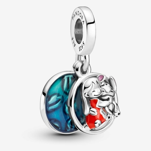 Pandora Jewelry - Authentic Pandora Disney Lilo & Stitch Family Dangle Charm